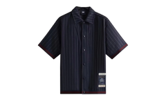 Pinstripe Woodpoint Shooting Shirt "Nocturnal" KHM031018 413