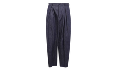 Pleated Denim Trousers "Indigo" PPP045051