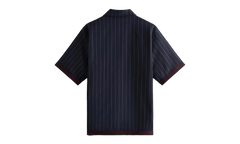 Pinstripe Woodpoint Shooting Shirt "Nocturnal" KHM031018 413