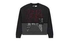 Diffused Collegiate Crewneck "Black" SP5der245