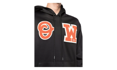 Patch Skate Zip Hoodie "Black" OMBB097C99FLE0061020