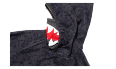 Kazuki Pixelate Camo Shark Relaxed Fit Pullover Hoodie "Charcoal" 1L83114901 CHARCOAL