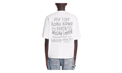 PRINTED COTTON TEE "White" RU TS0026 J117 P24 074