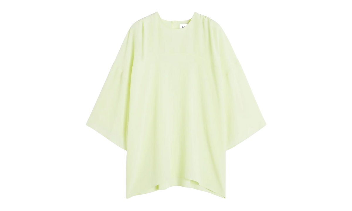 SILK ROUND NECK BLOUSE "CITRON" RW TO0004 4868 P23 87