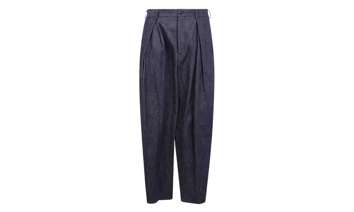 Pleated Denim Trousers "Indigo" PPP045051