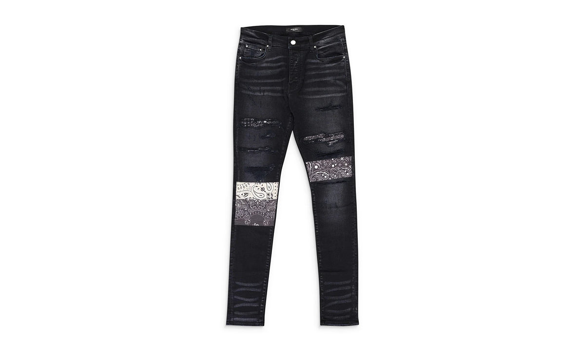 CAMO PATCH SHORT AGED DENIM Jeans "Black" PS22MDS140_023
