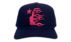 OG Logo Snapback Hat "Navy / Pink" HSR224