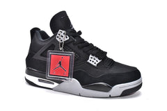 4 Retro SE Black Canvas