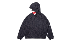 Kazuki Pixelate Camo Shark Relaxed Fit Pullover Hoodie "Charcoal" 1L83114901 CHARCOAL