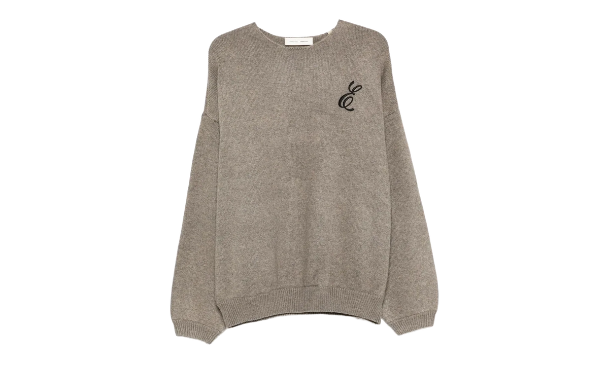 Waffle Crewneck Sweater "Homestead Heather" 192HO254332F