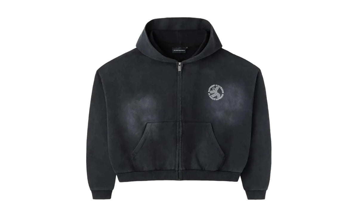 Eclair Zip Up Hoodie "Black" V17Z43LY