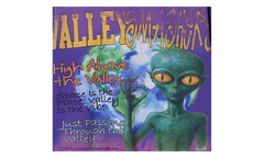 Space Alien Crewneck Sweatshirt "Purple" VAL55