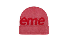 Studded Knockout Big Logo Beanie "FW25 - Red" SU26790